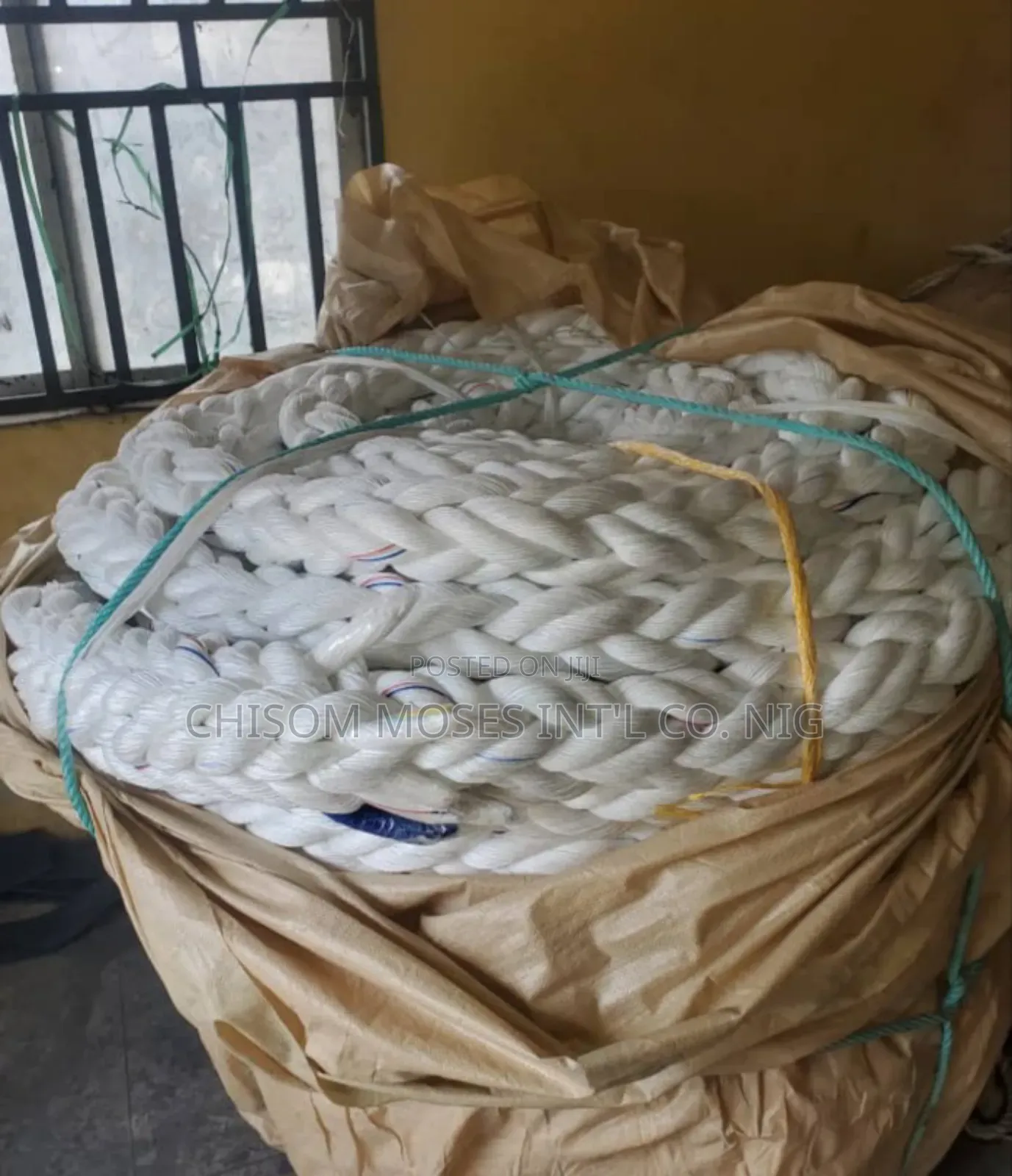 100mm 200mtrs Marine Rope Polypropylene Mooring Rope (4")