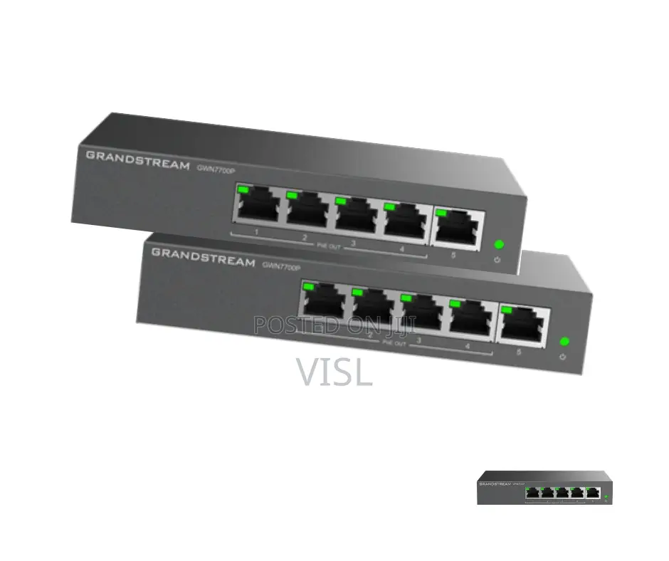 Grandstream Gwn7700p 5-Port Gigabit 4-Port Poe+ Switch