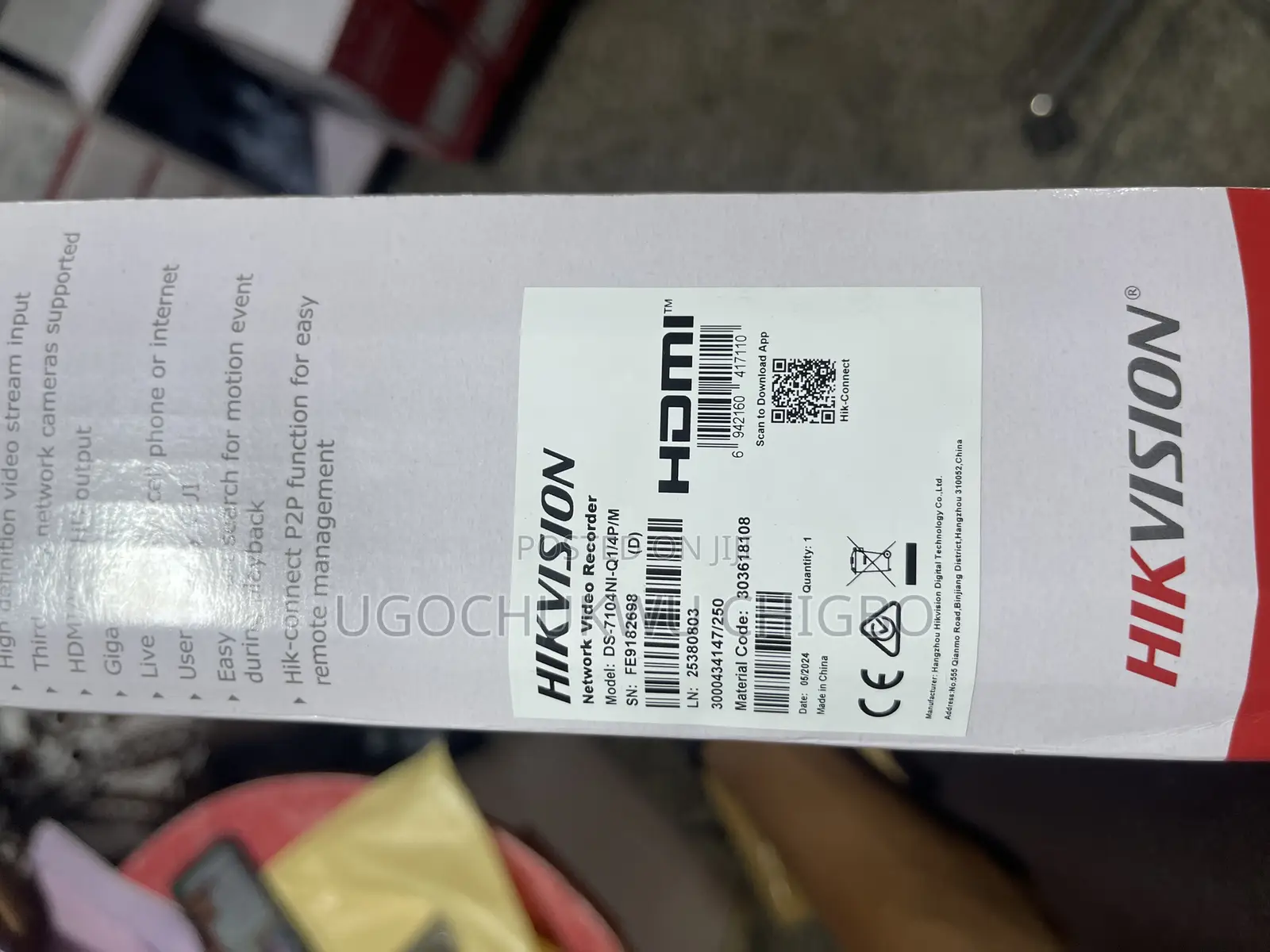 Hikvision Ds-710ni-Q1/4p/M 4 Channels NVR With Poe