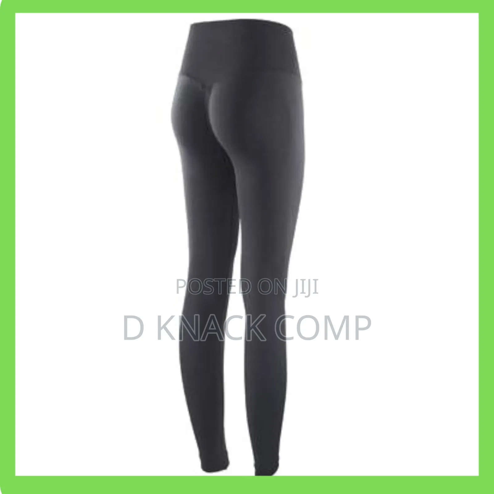 High-Waist Leggings Women's Sports Pants -Dark Grey