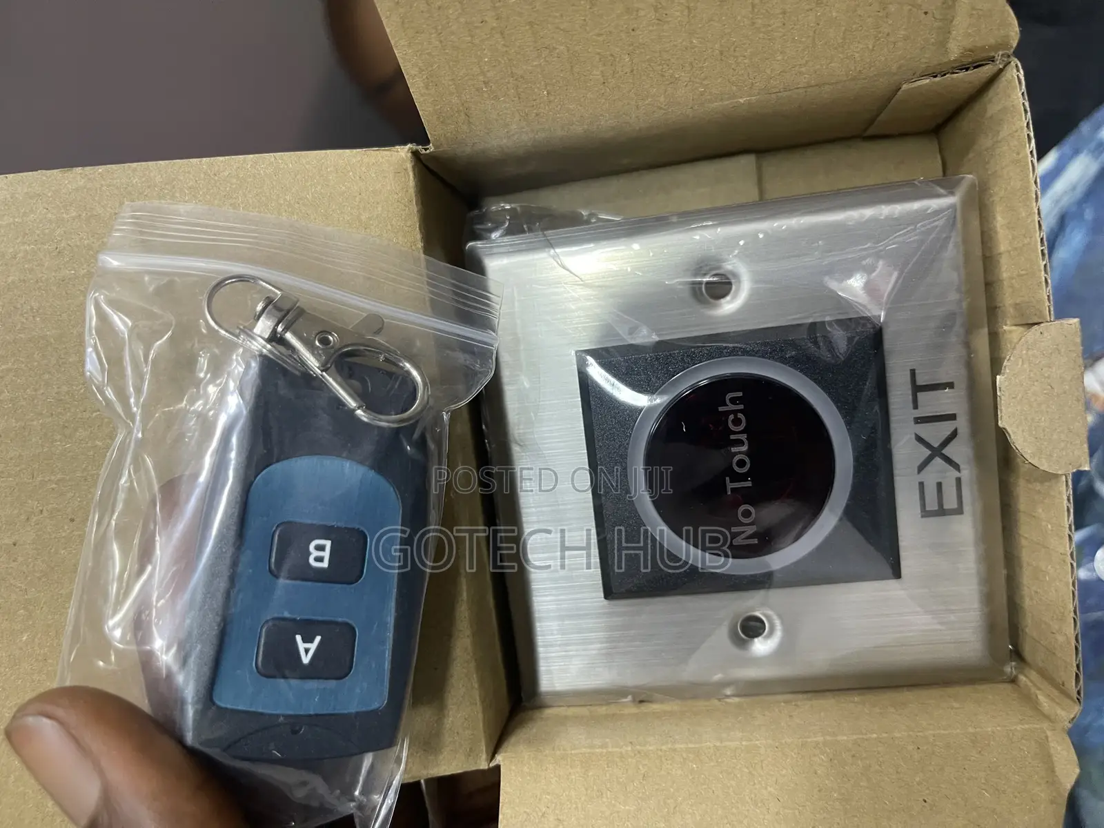 No Touch Exit Button With Remote Control