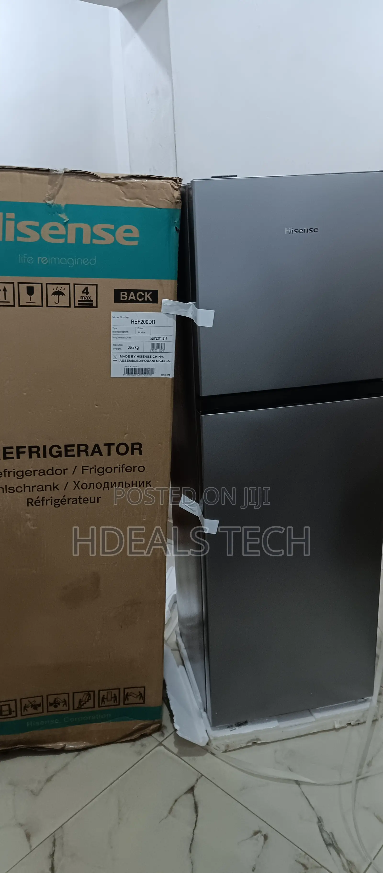Amazing Bargain- Hisense Refrigerator 200liters Ref200dr