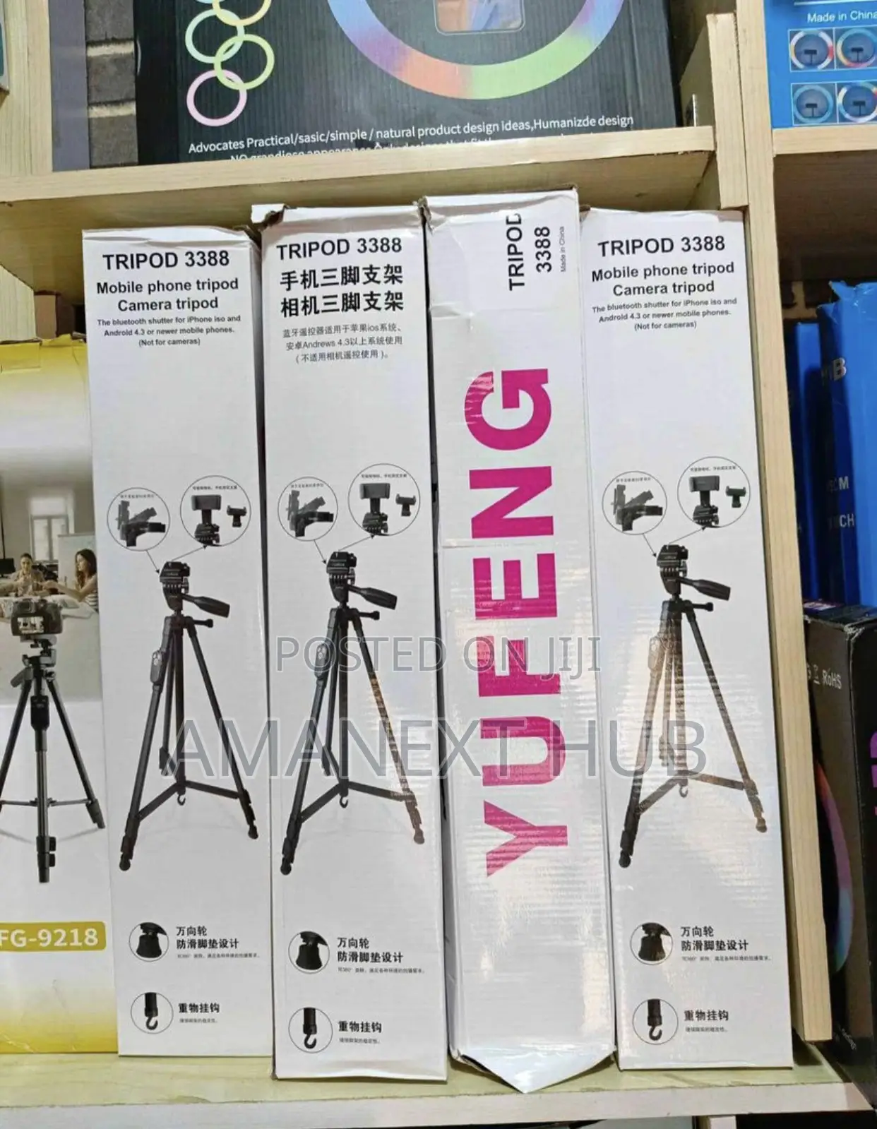 3388 Quality Tripod Stand With Bt Shutter
