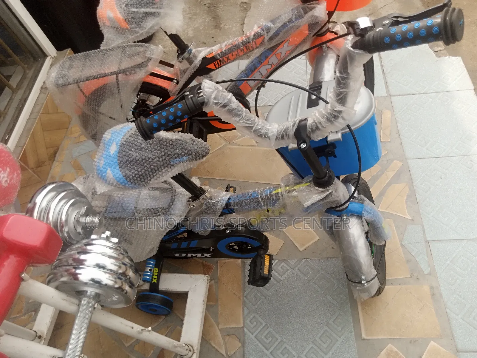 Blue Kids Bicycle