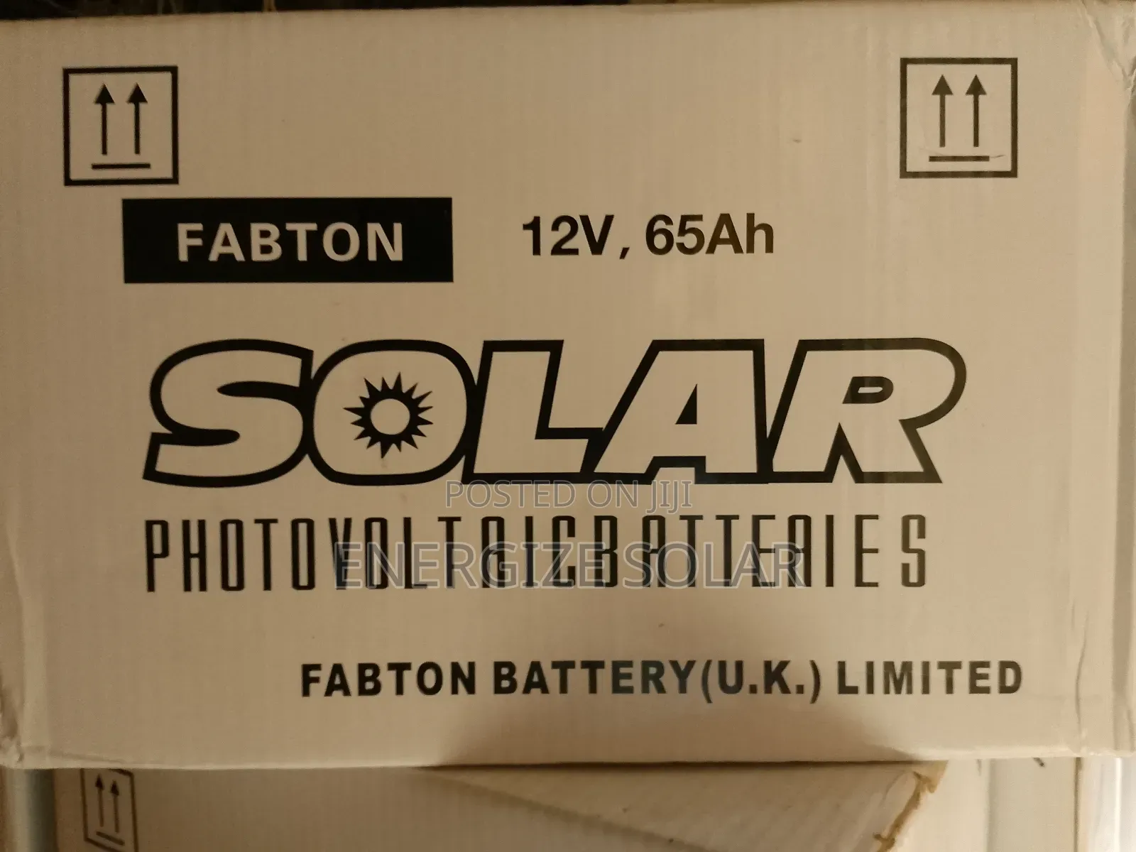Fabton 12v 65ah Gel Solar Battery