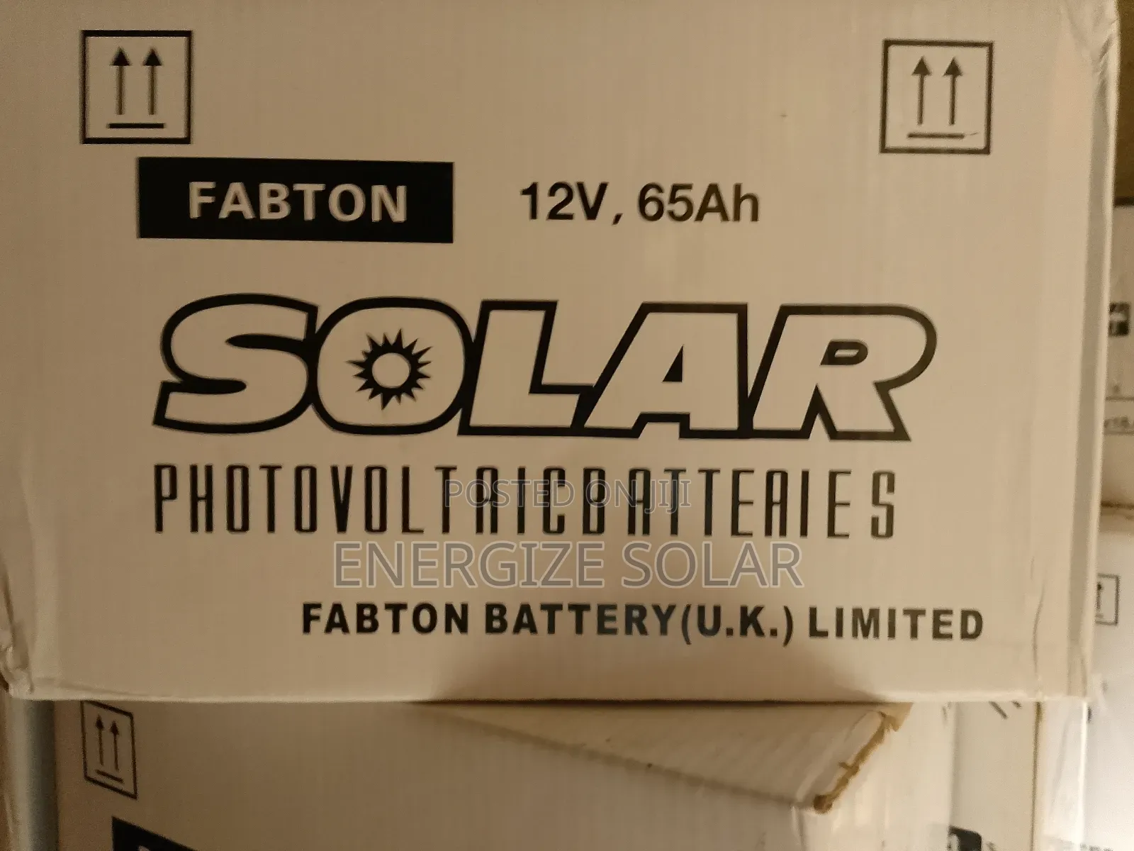 Fabton 12v 65ah Gel Solar Battery
