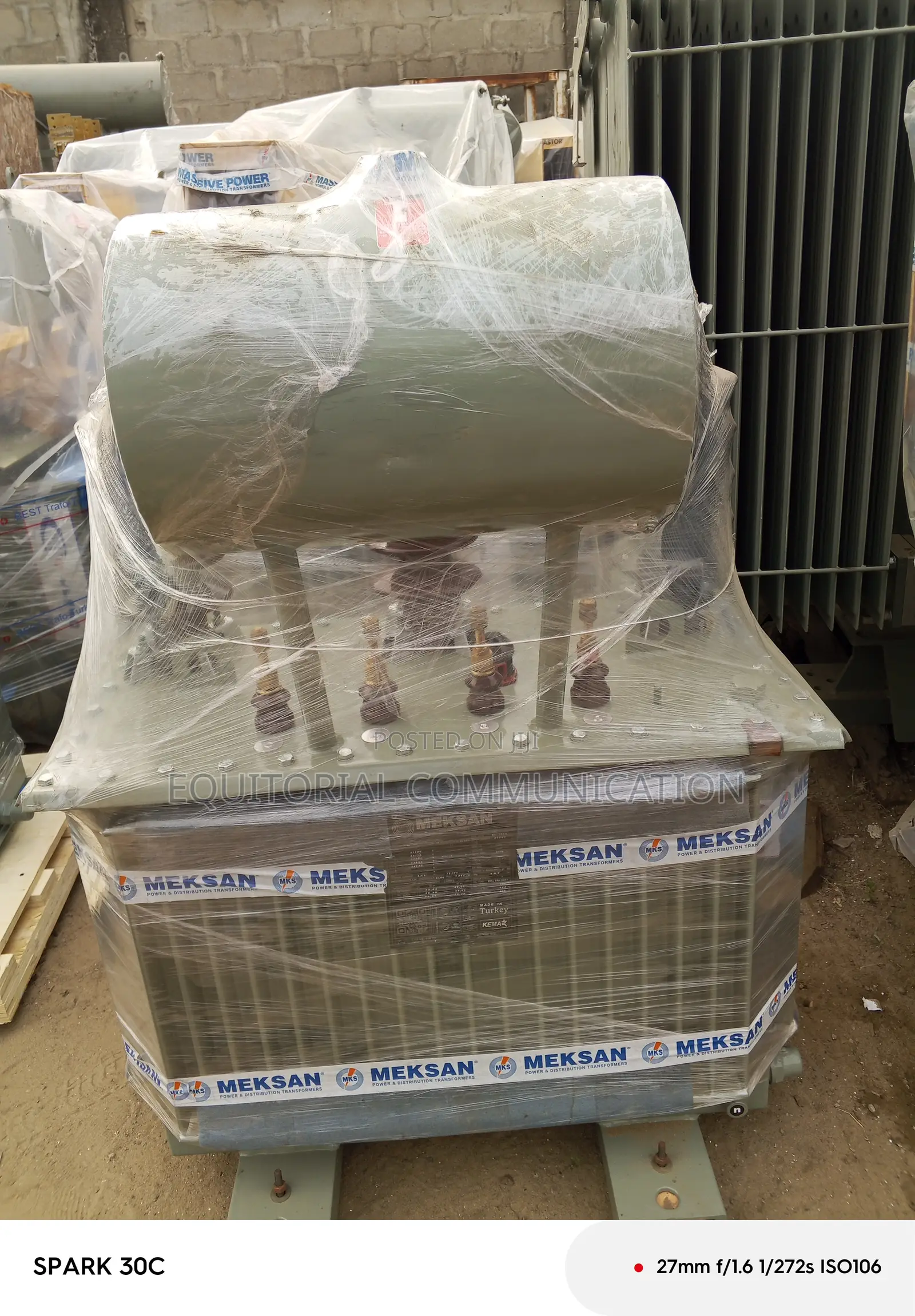 Meksan 100/33 Seismic Design Transformer