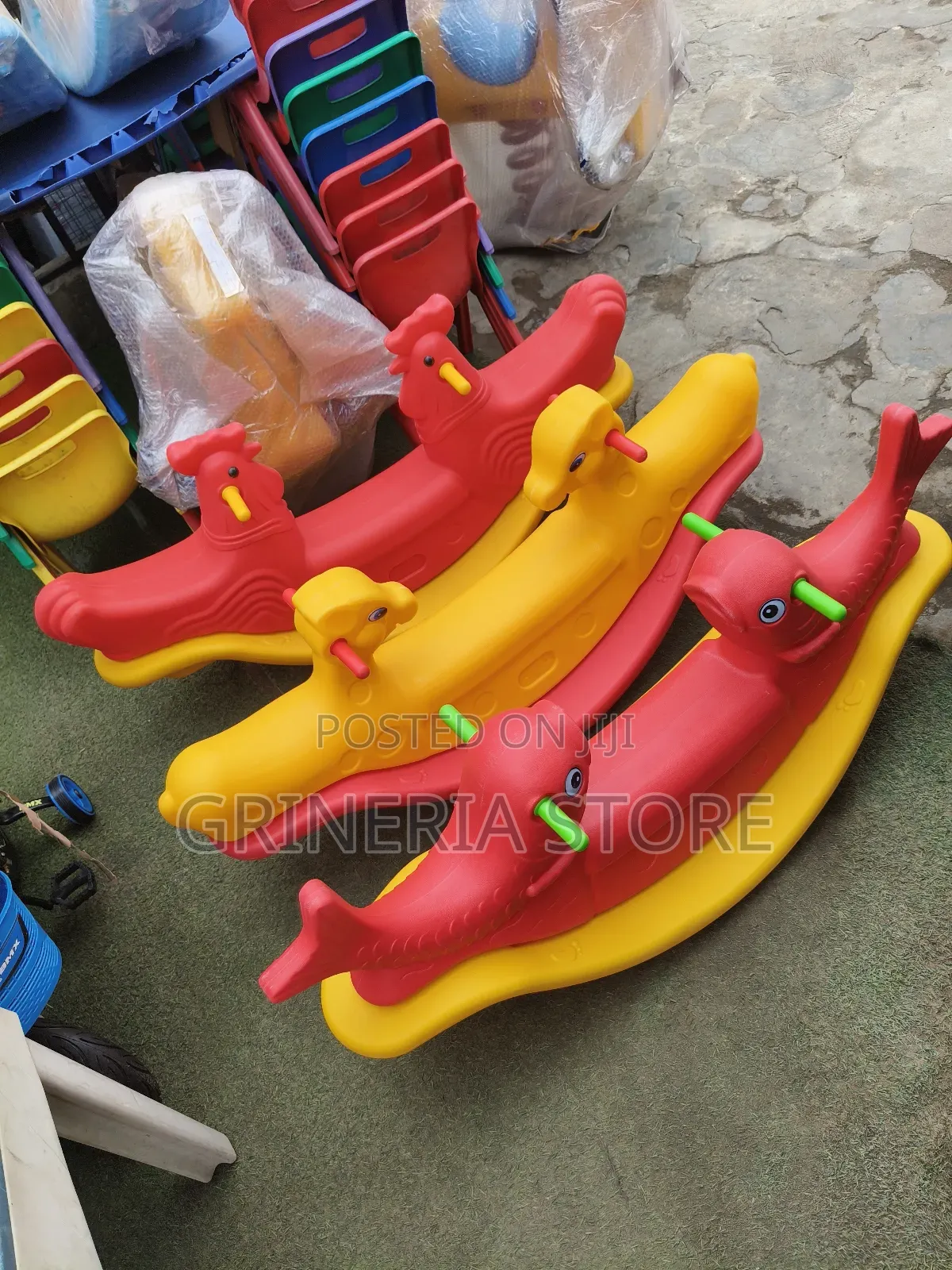 For Sale Kids Plastic Double See Saw