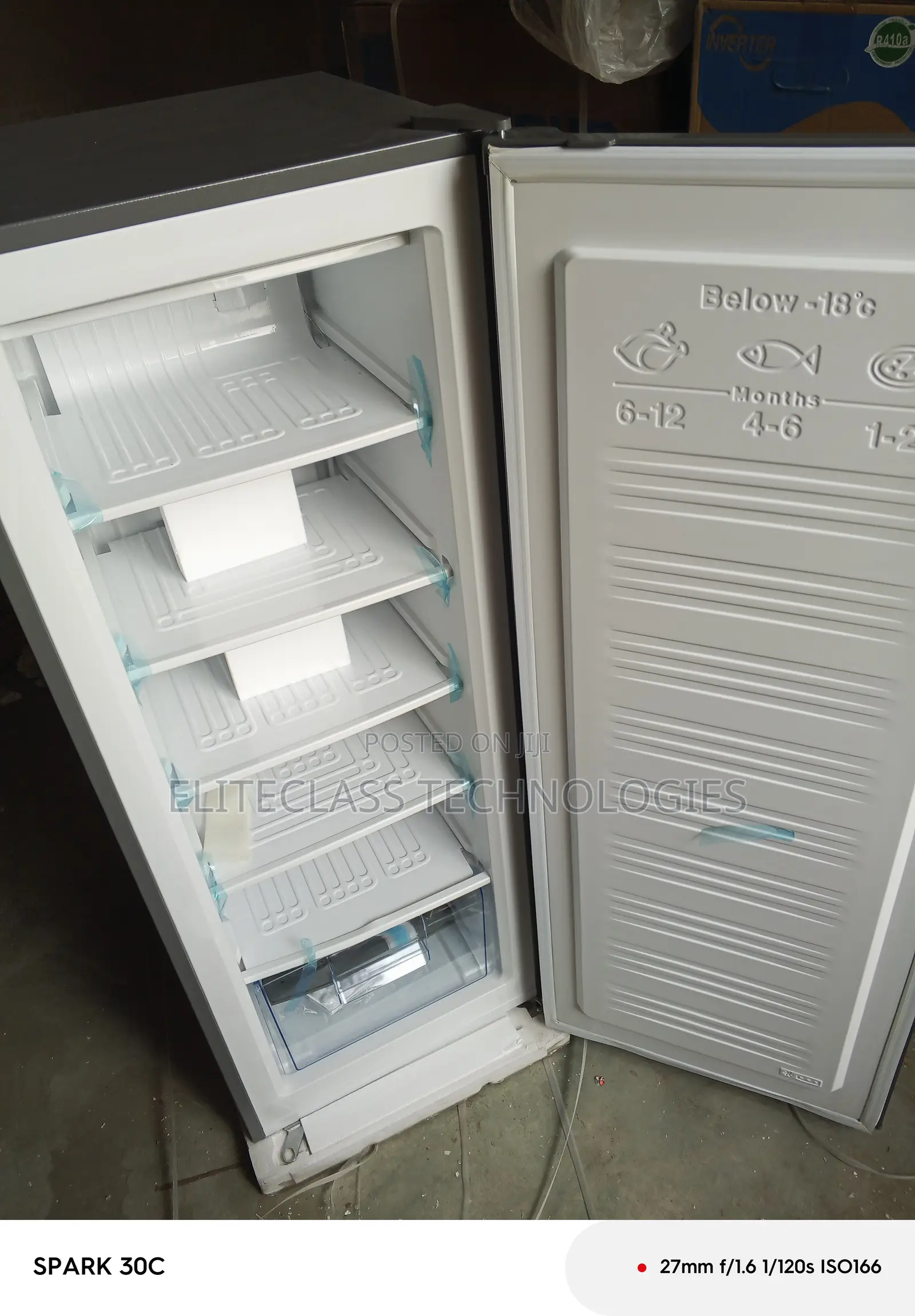 Deep Cooling 180 Liters Skyrun Upright Freezer