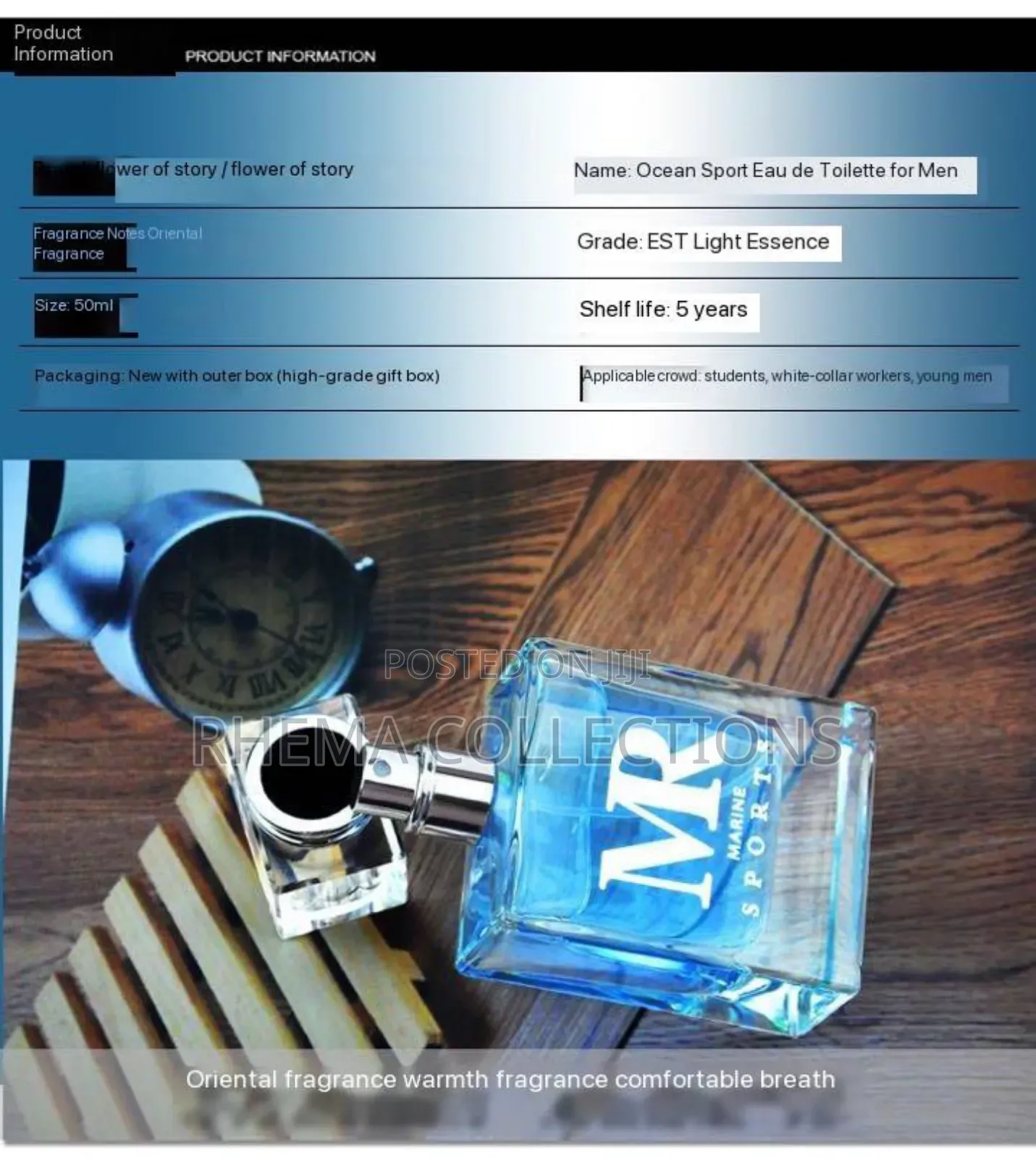 Sport ‘Mr’ Luxury Lasting Fragrance Men Perfume (50ml)