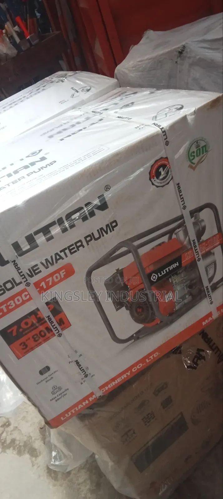 Farm Water Pump Petroleum 3inches 7hp