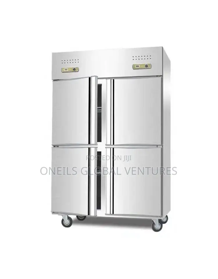 4 Door Freezer Stainless Steel