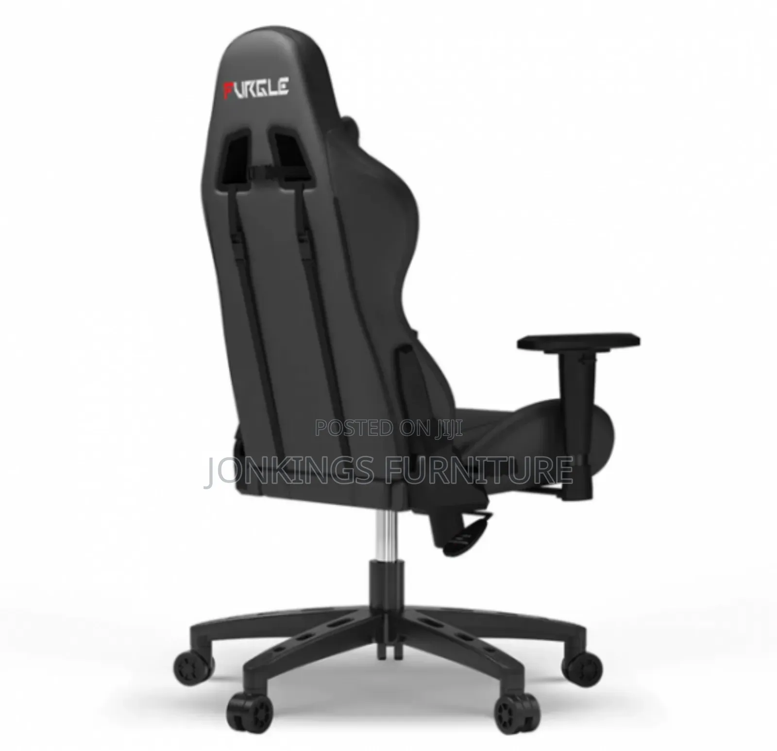 Furgle Ergonomic Leather Chair With Foot Rest