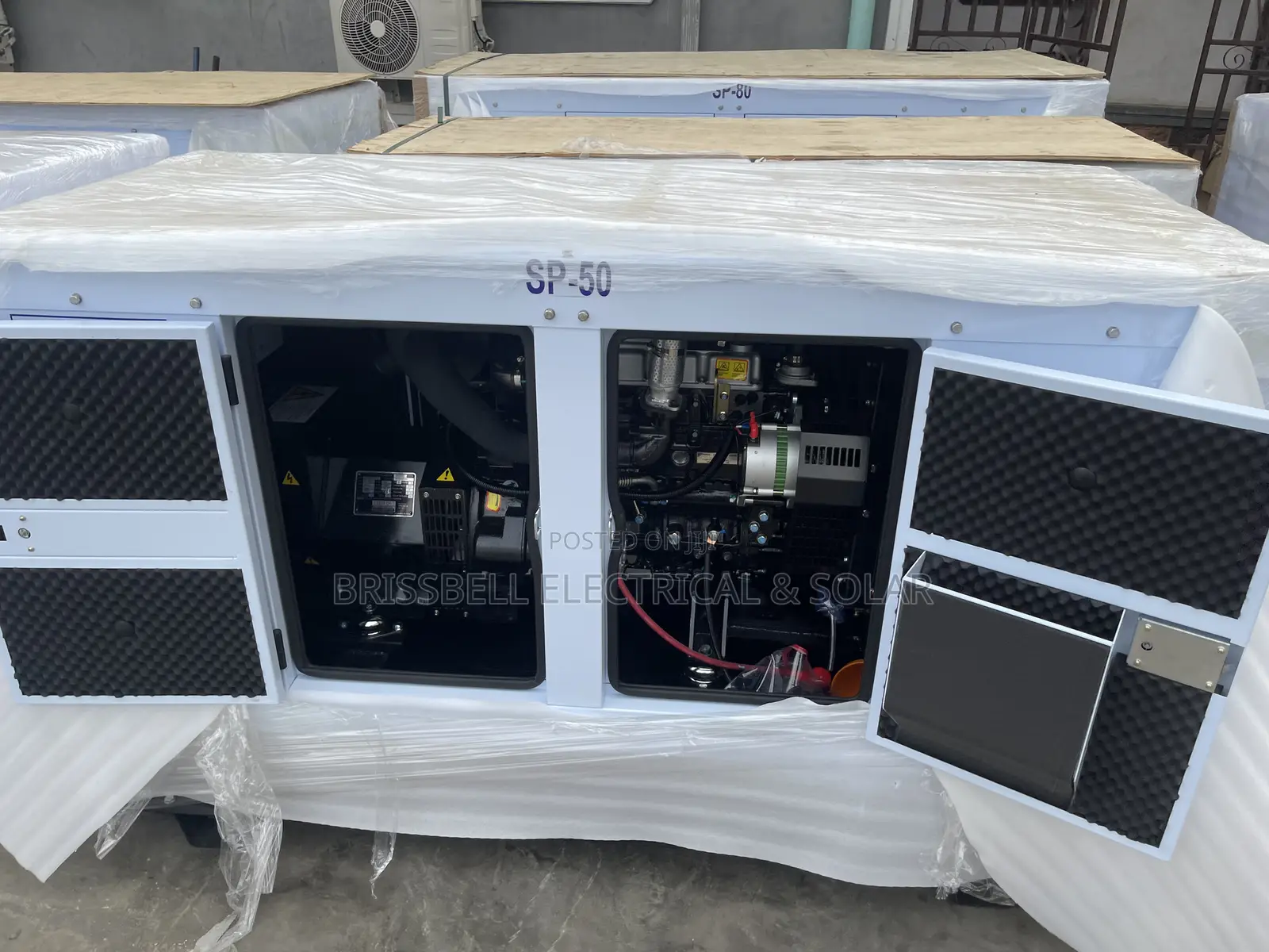 Genuine England Perkins Soundproof Diesel Generator 50kva