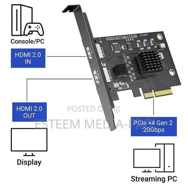 Acasis 4k60hz Hdmi Input Video Capture Card Game Capture