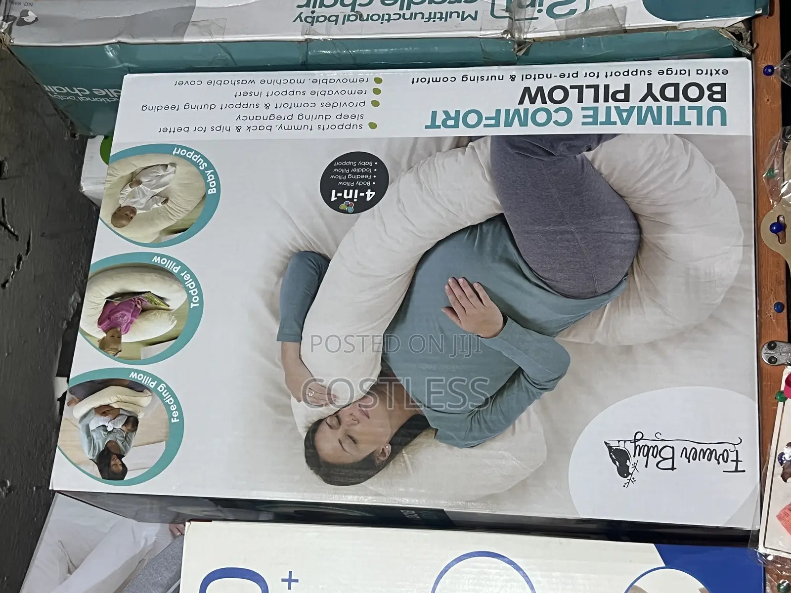 C Shaped Full Body Pregnancy Pillow