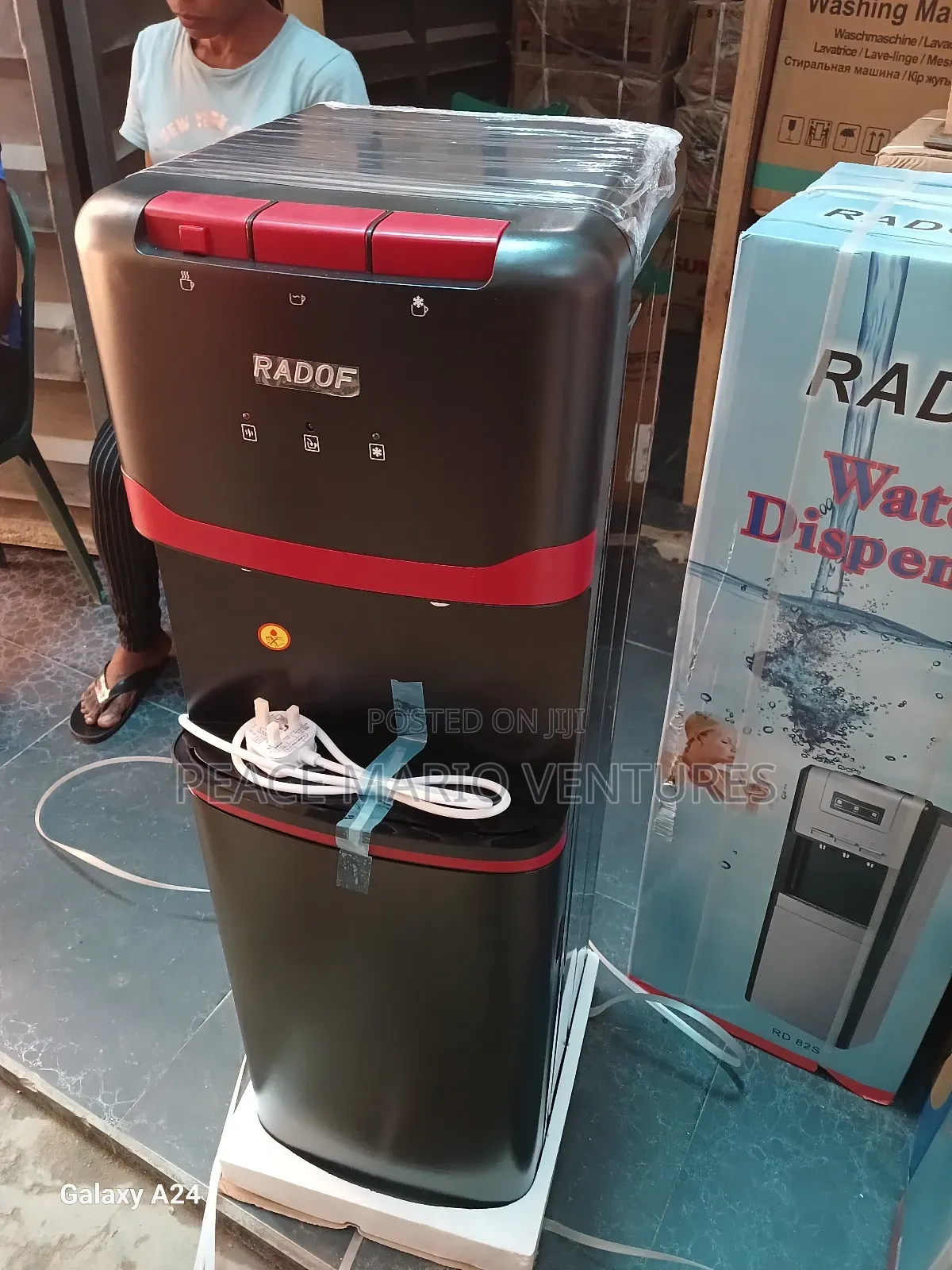 Radof Quality 3taps Bottom Loader Water Dispenser Black Col