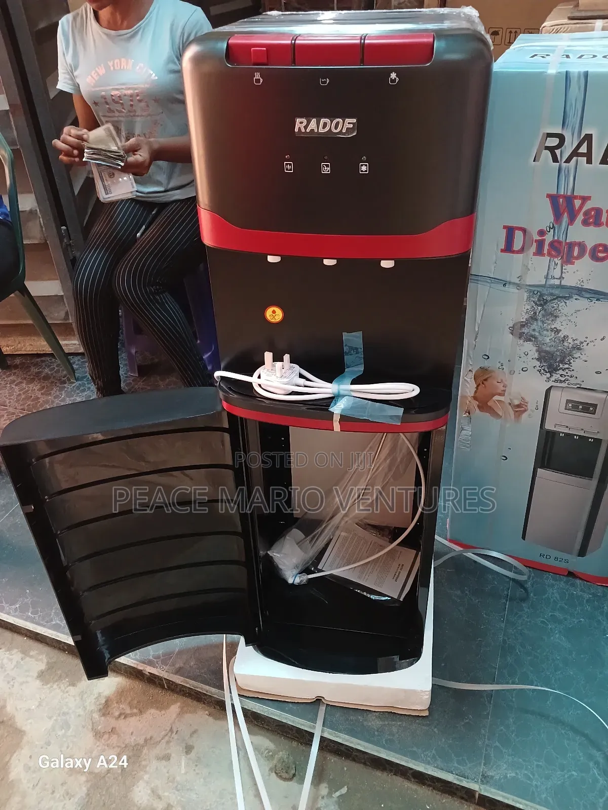 Radof Quality 3taps Bottom Loader Water Dispenser Black Col