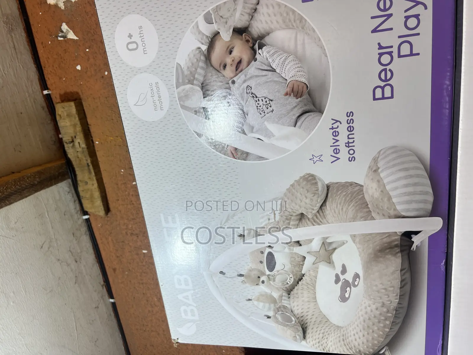 Cute Bear Shaped Baby Activity Gym Crawling Fitness Mat