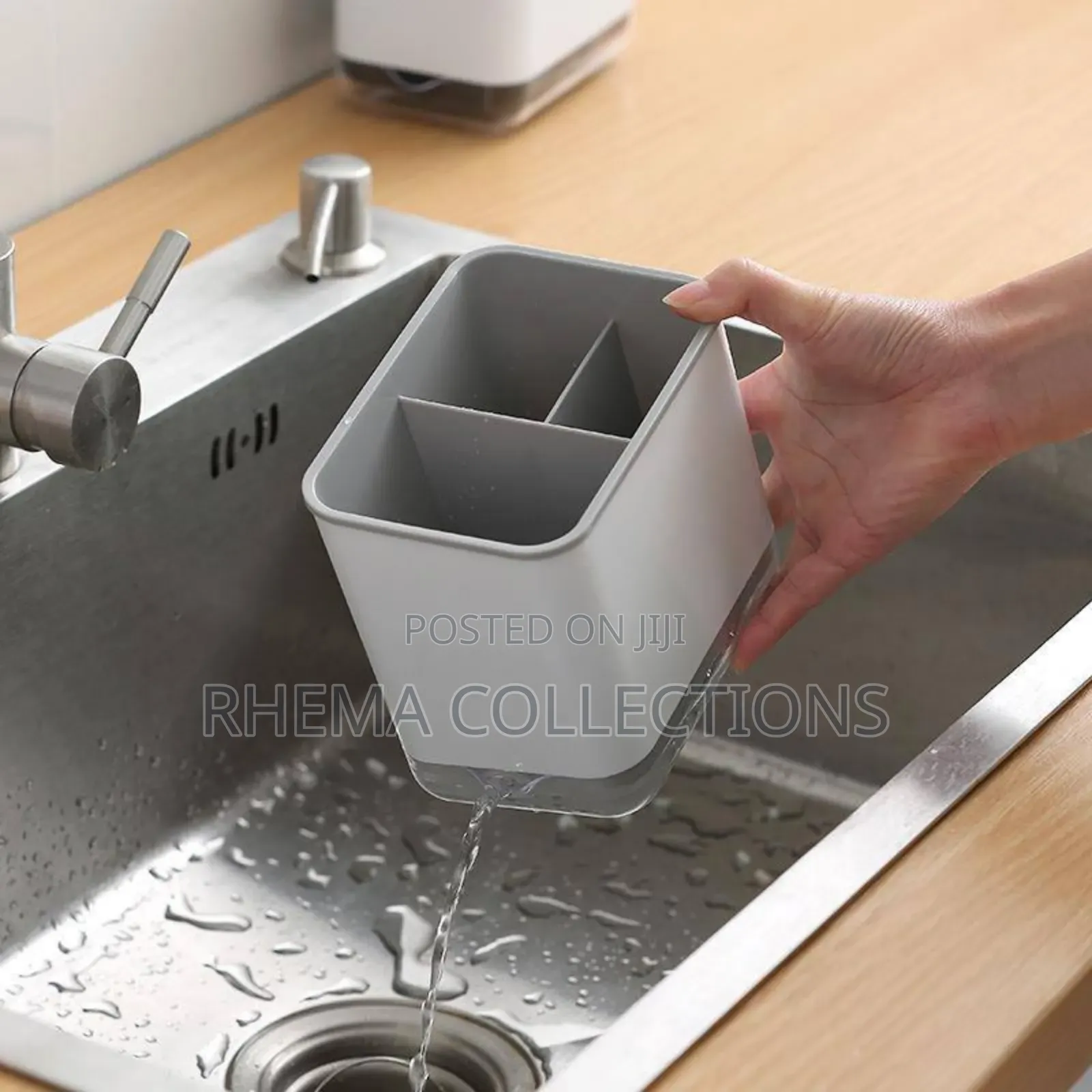 Double Layer Detachable Cutlery Storage Rack