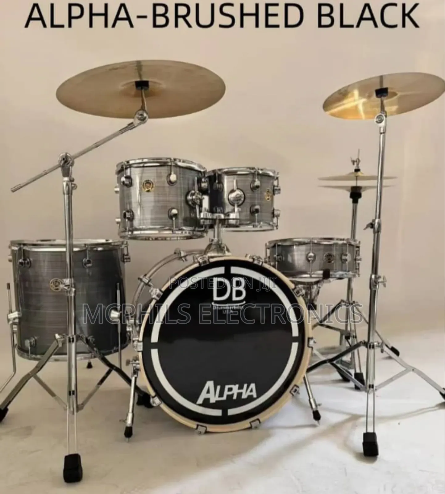 Drummer Boss Alpha Series Professional High End Drums Set