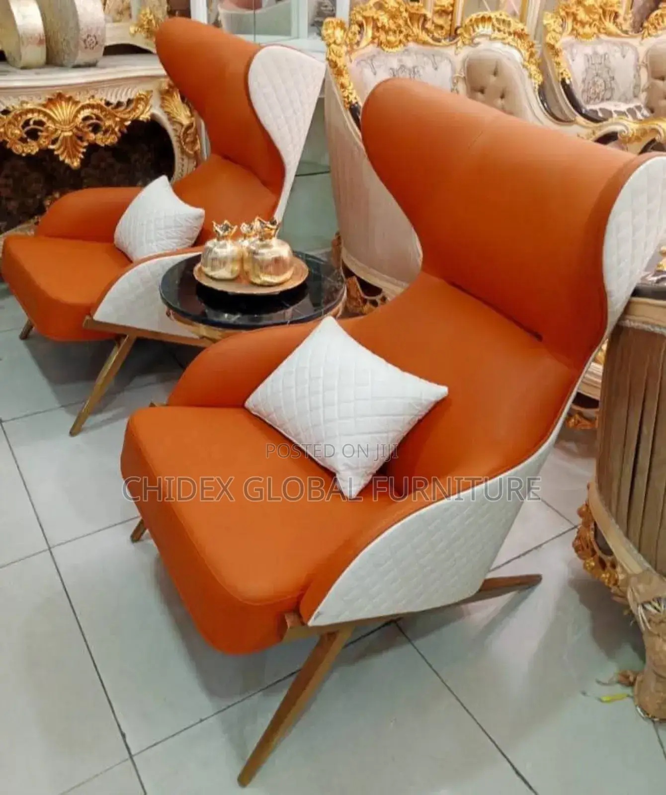 Accent Leather Chair