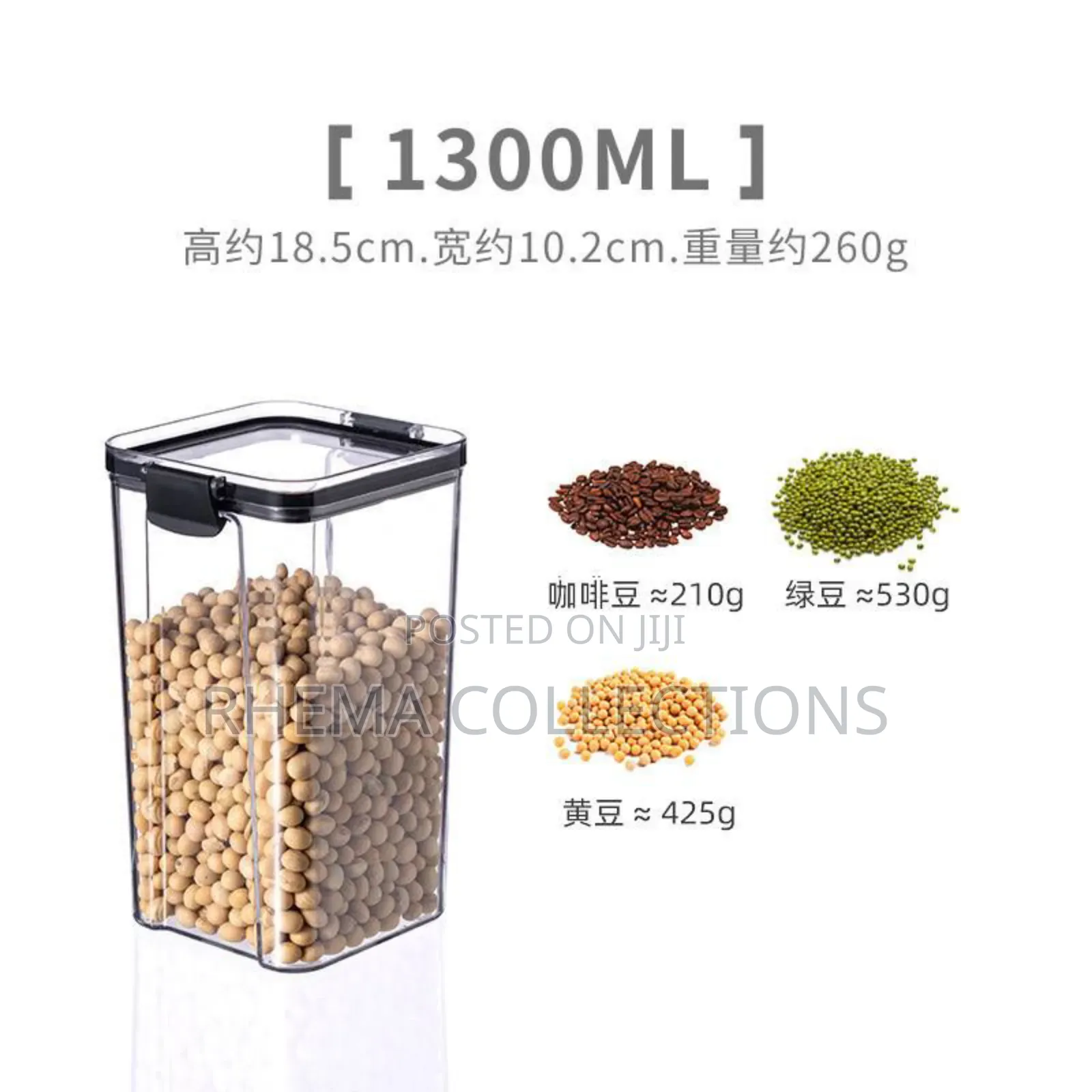 5in1 Fancy Quality Cereal/Food Storage Container