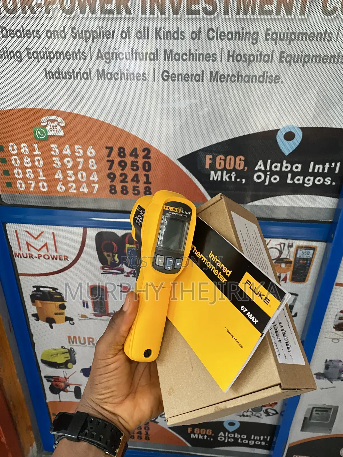 Fluke 67 Max Infrared Thermometer