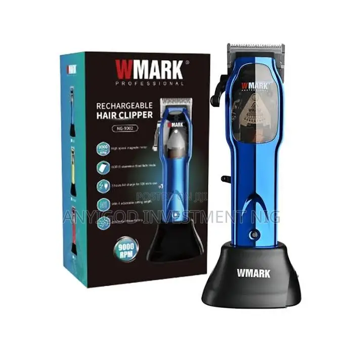 Wmark Professional Rechargeable Hair Clipper 9000rpm