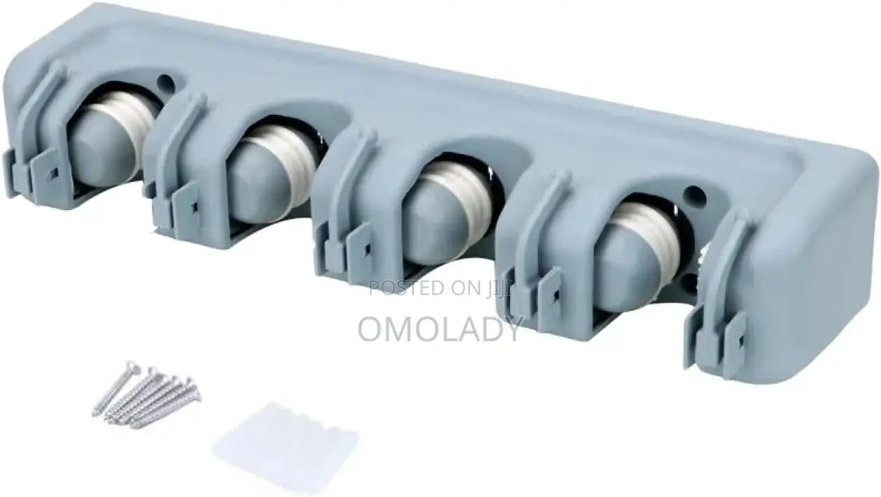 Broom Holder Wall Mounted Multifunctional Broom Holder