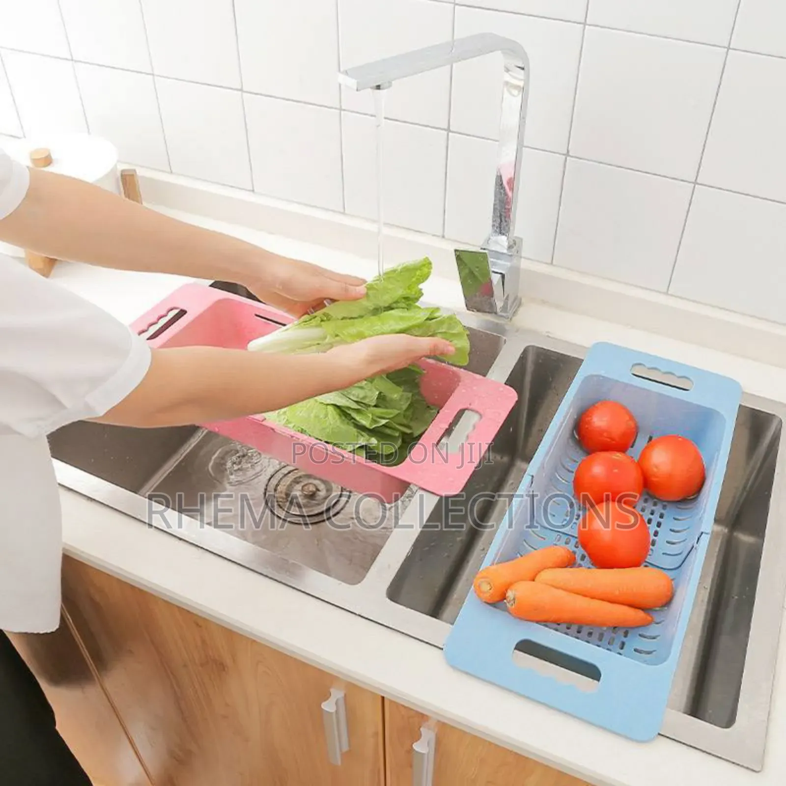Over the Sink Draining Bowl Basket