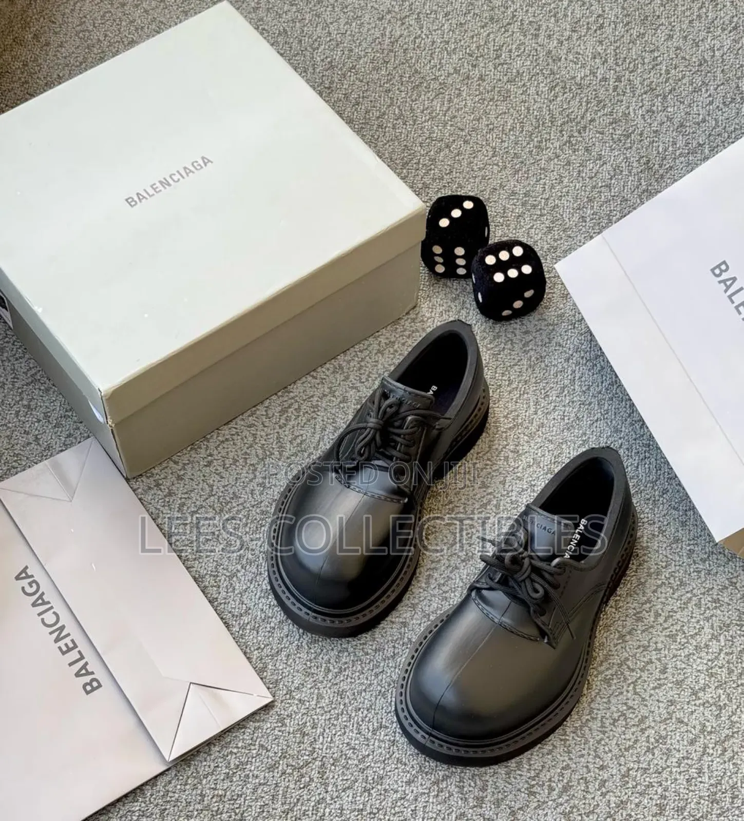 Quality Balenciaga Big Toe Derby Shoes