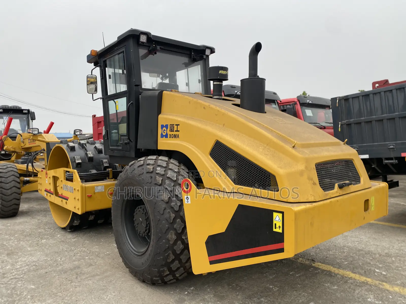 Brand New - Rough Road Roller Machine Xgma - Xg610h Model