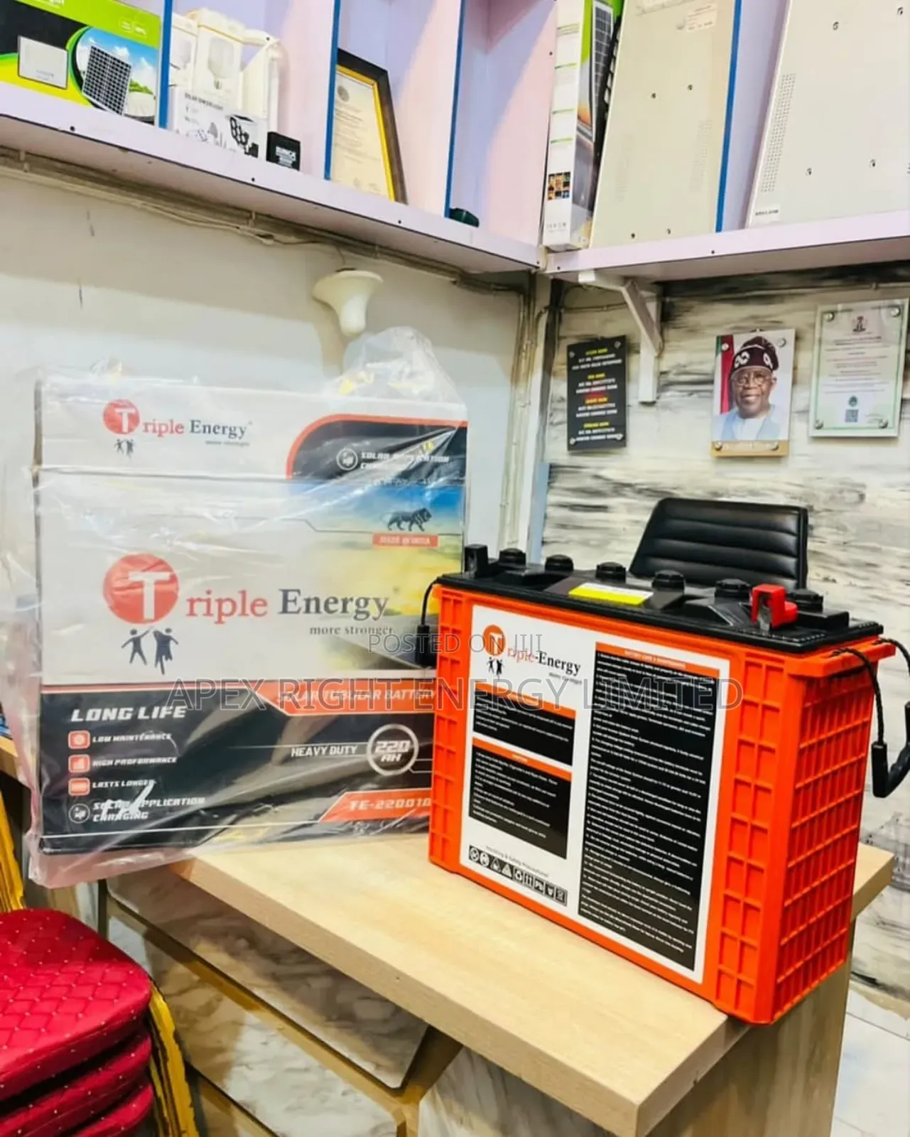 220ah Tripple Energy Tubular Battery