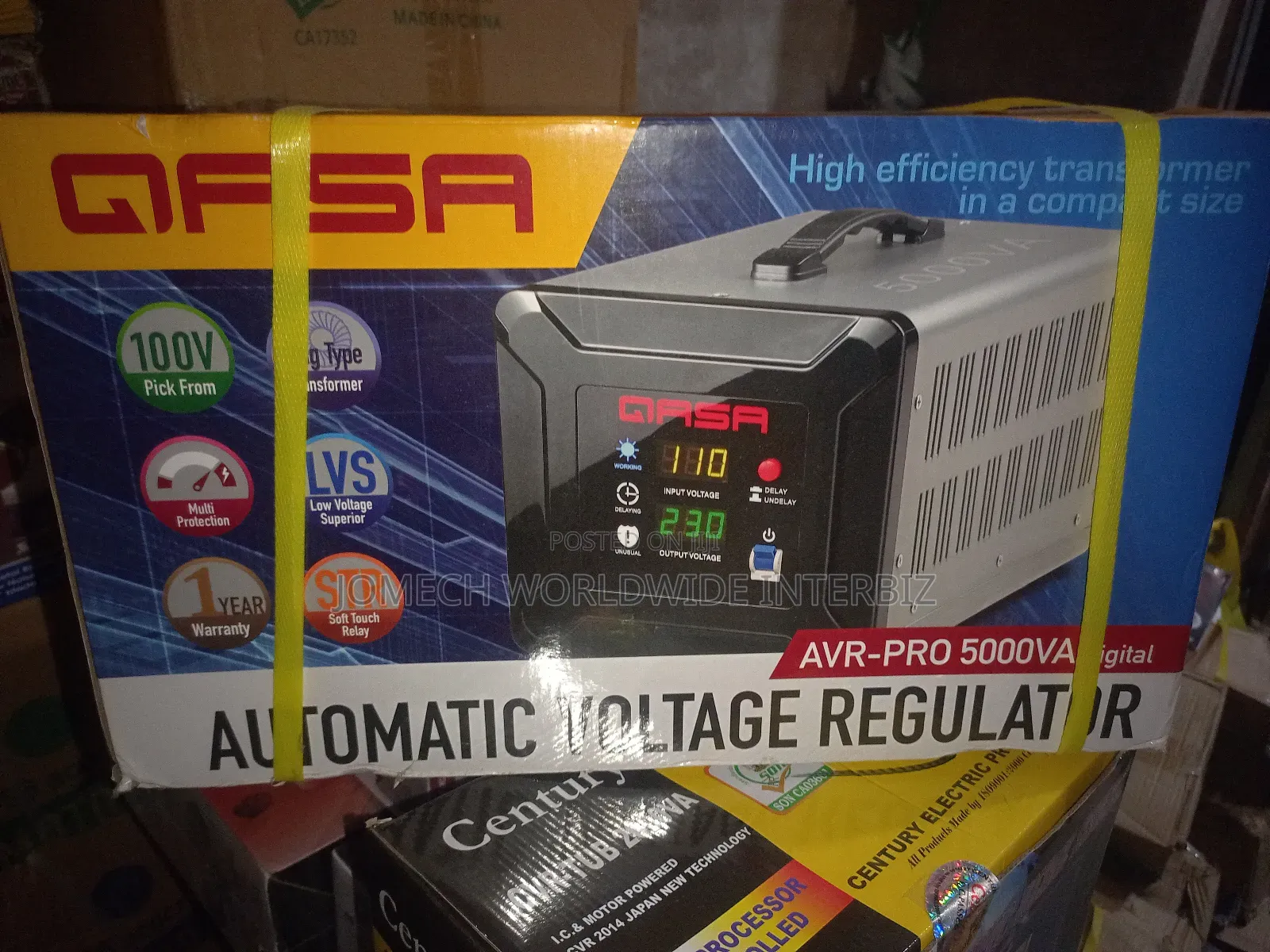 Qasa 5000va Digital Avr Stabilizer.