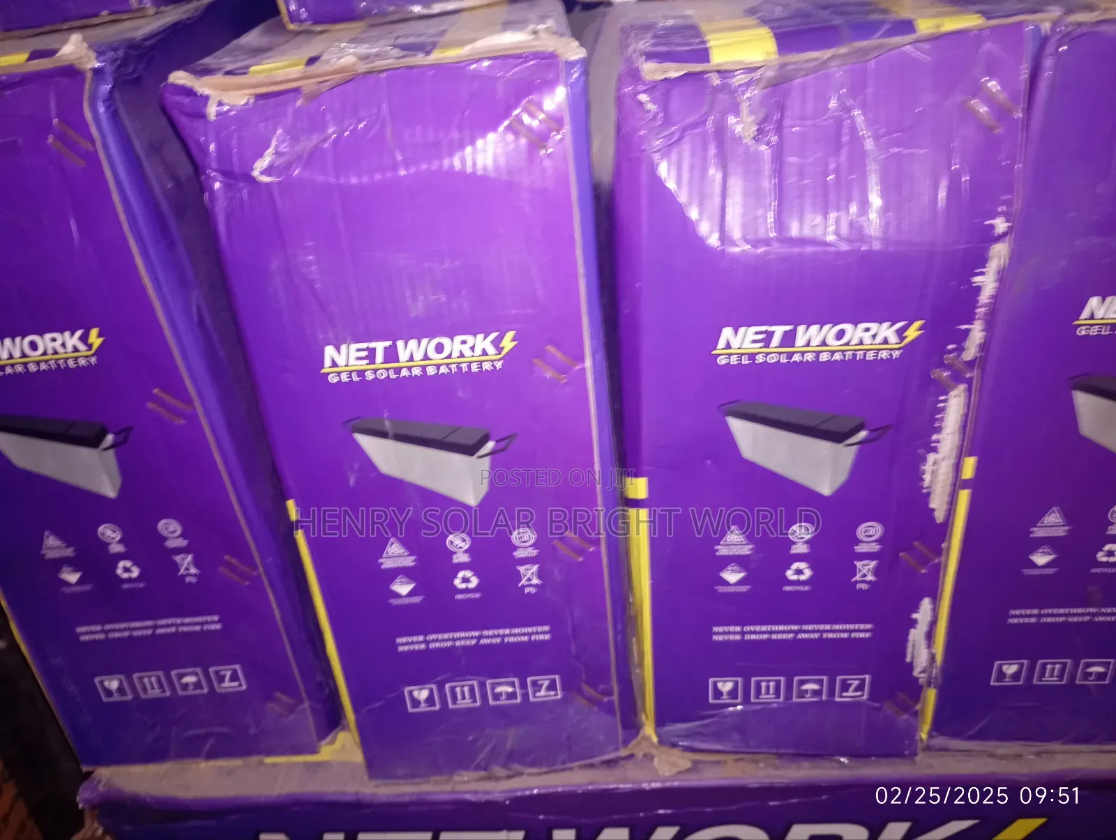 Network 210ah 12v Gel Battery (Slim)