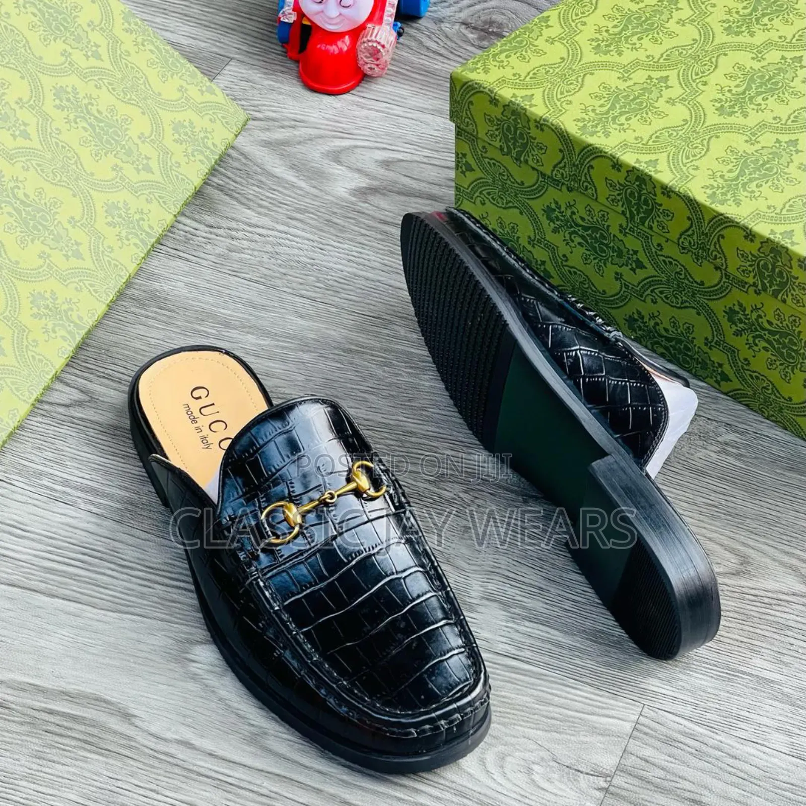 Quality Gucci Italian Half Shoe Available in Sizes