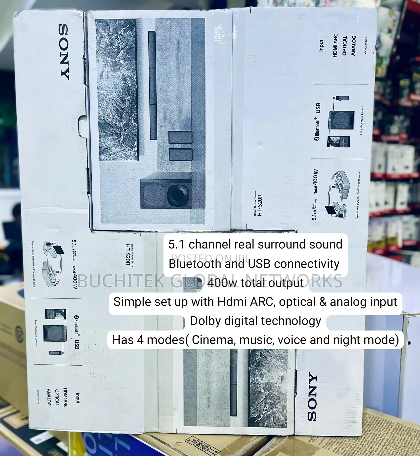 Sony Ht-S20r Home Theater System 400w