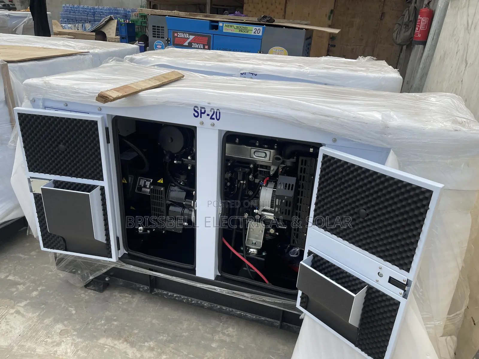 Super England Perkins Soundproof Diesel Generator 40kva
