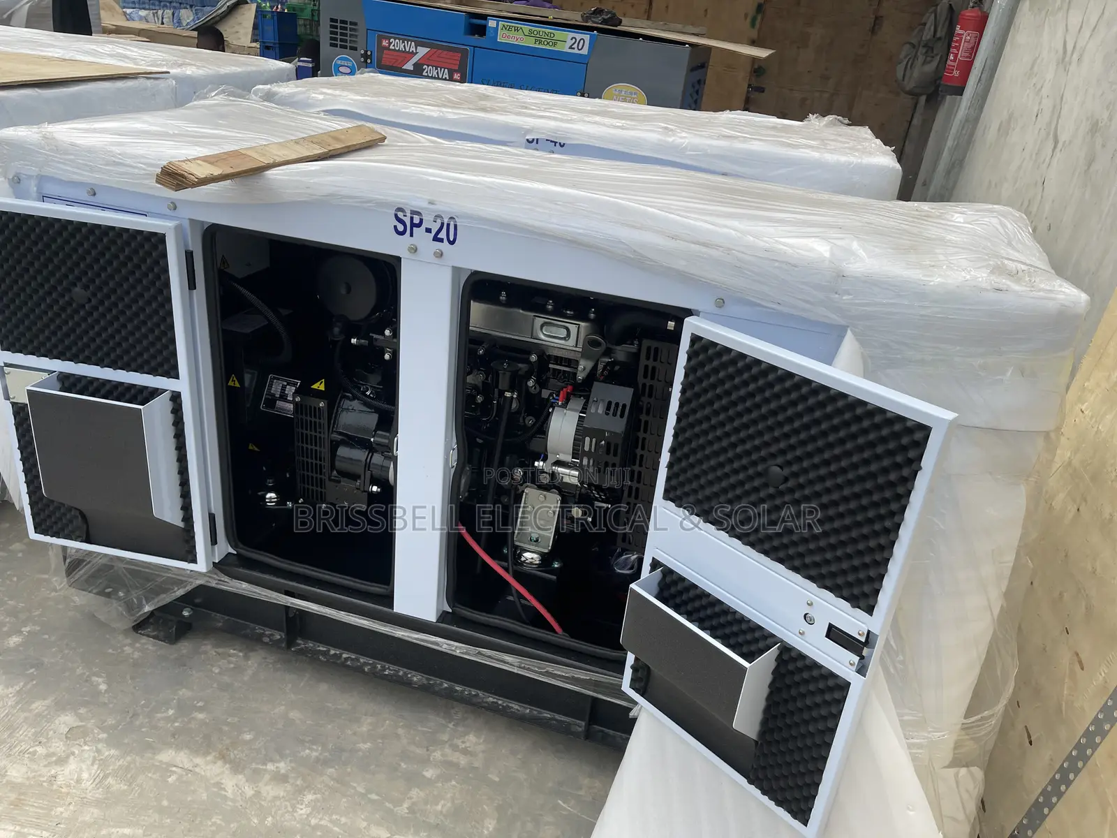Super England Perkins Soundproof Diesel Generator 40kva