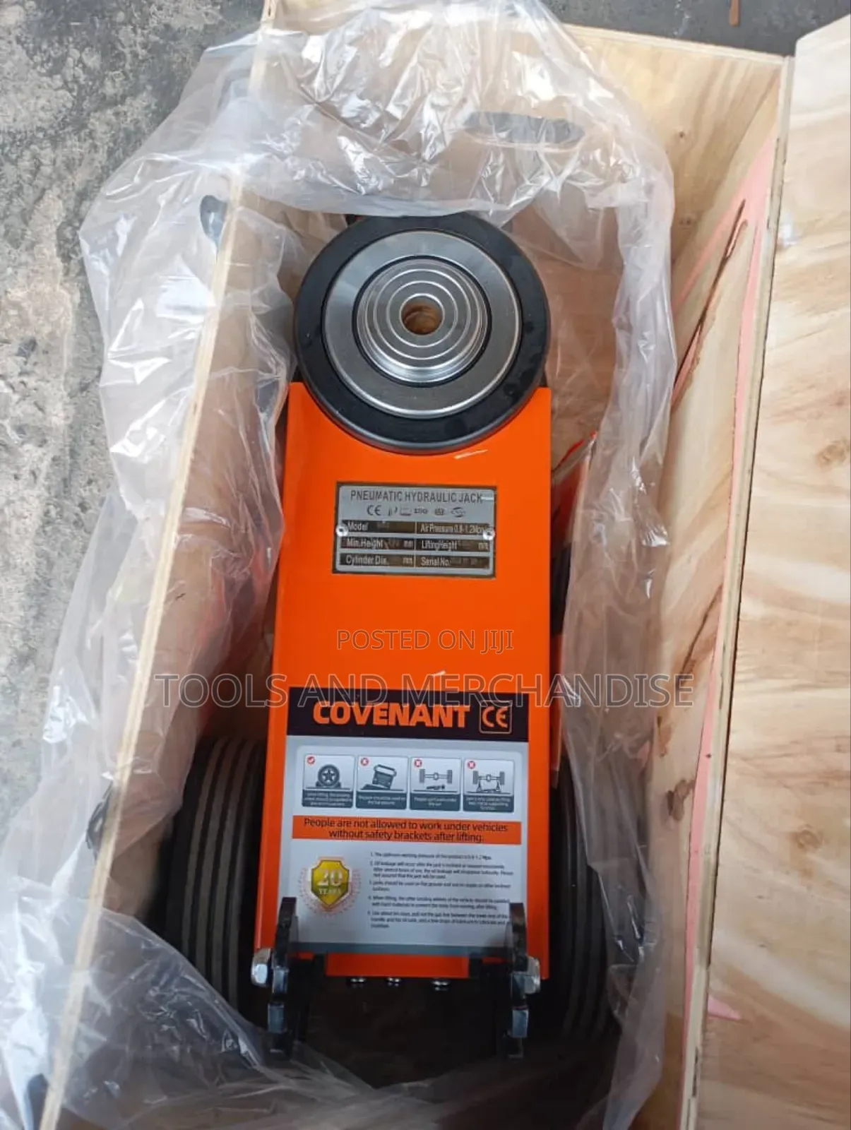 Pneumatic Hydraulic Floor Jack 80 Ton