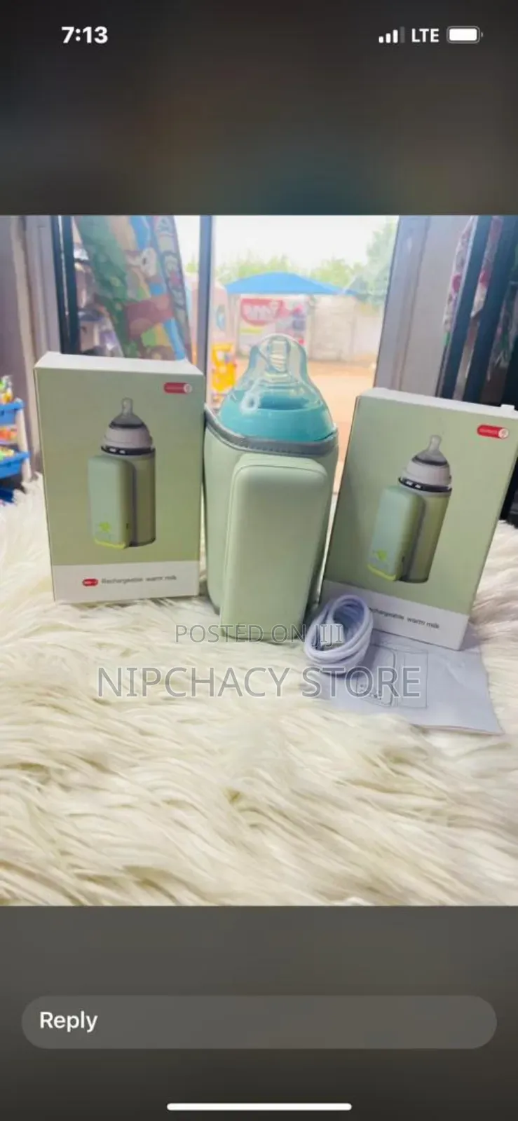 Mobile Electric Rechargeable Baby Food Warmer
