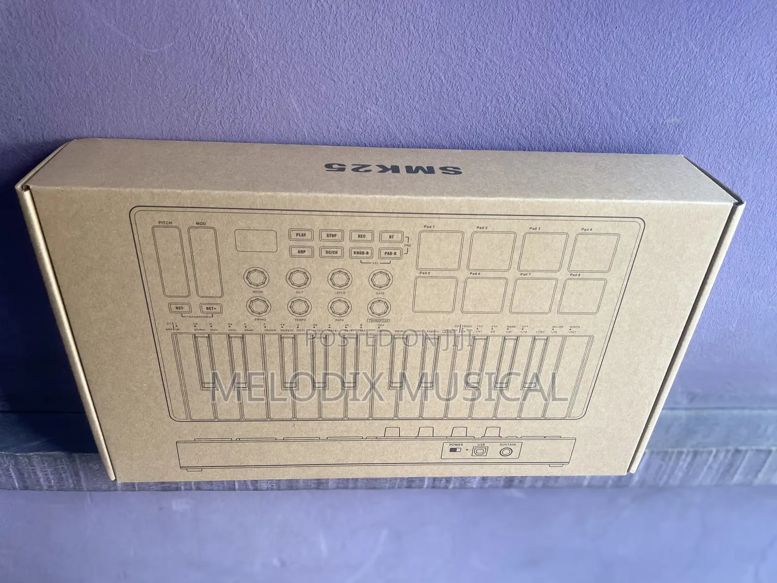M-Vave SMK-25 Midi Controller ( 25 Keys)