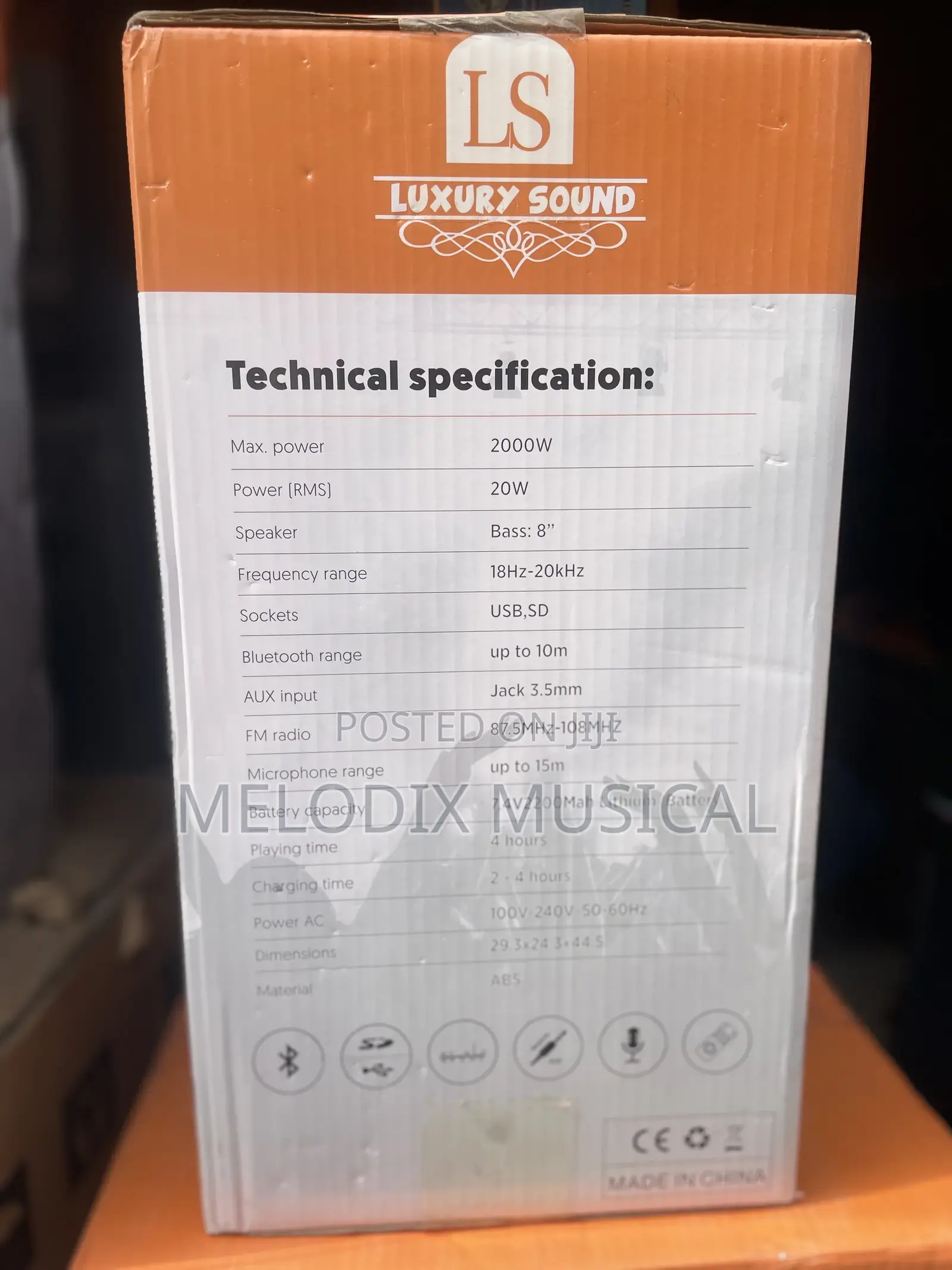 Luxury Sound 8” Public Address System