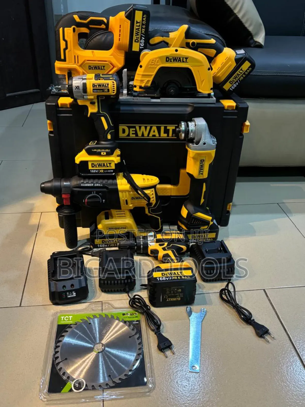 6in1 Dewalt Cordless Combo.168v