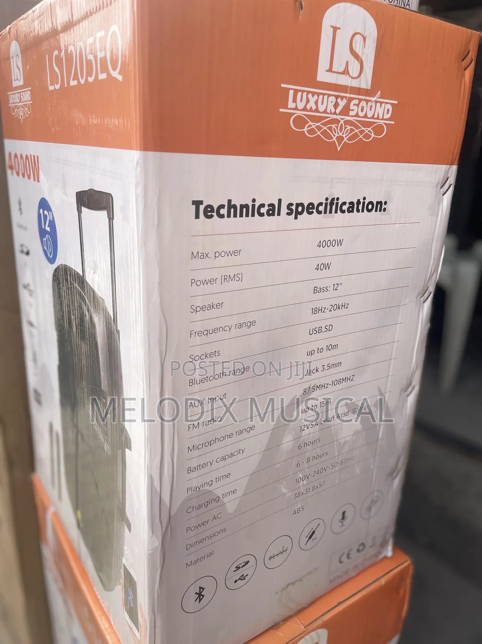Luxury Sound 12” Public Address System