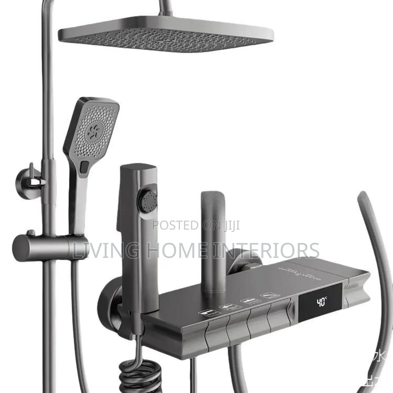 Luxury Grey  Standing Shower 