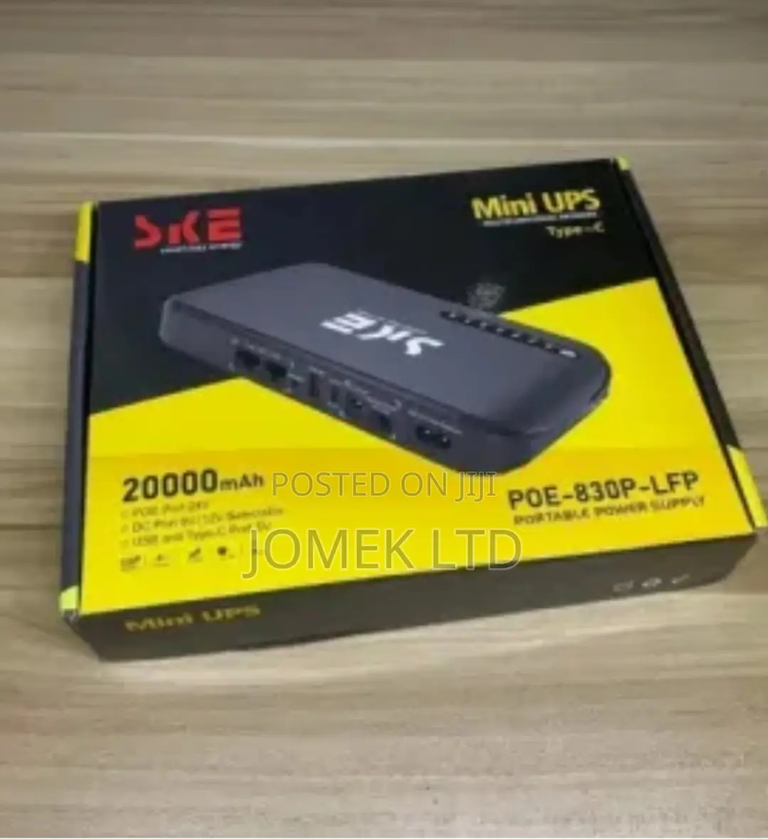 Poe-Mini Dc Ups 20000mah Type-C for Networking and Poe 24v
