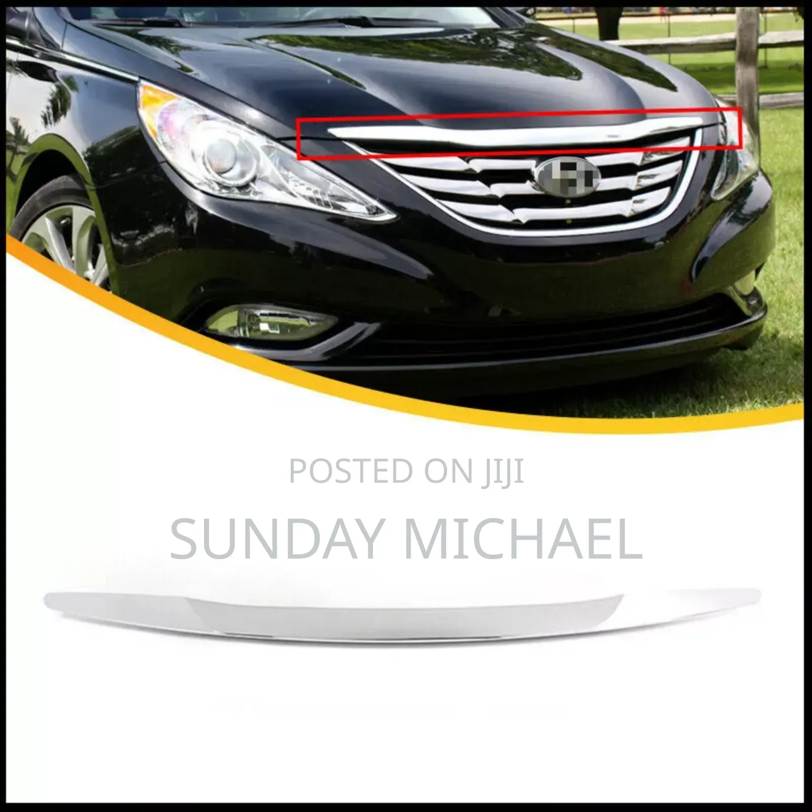 Hyundai Sonata Bonnet Chrome