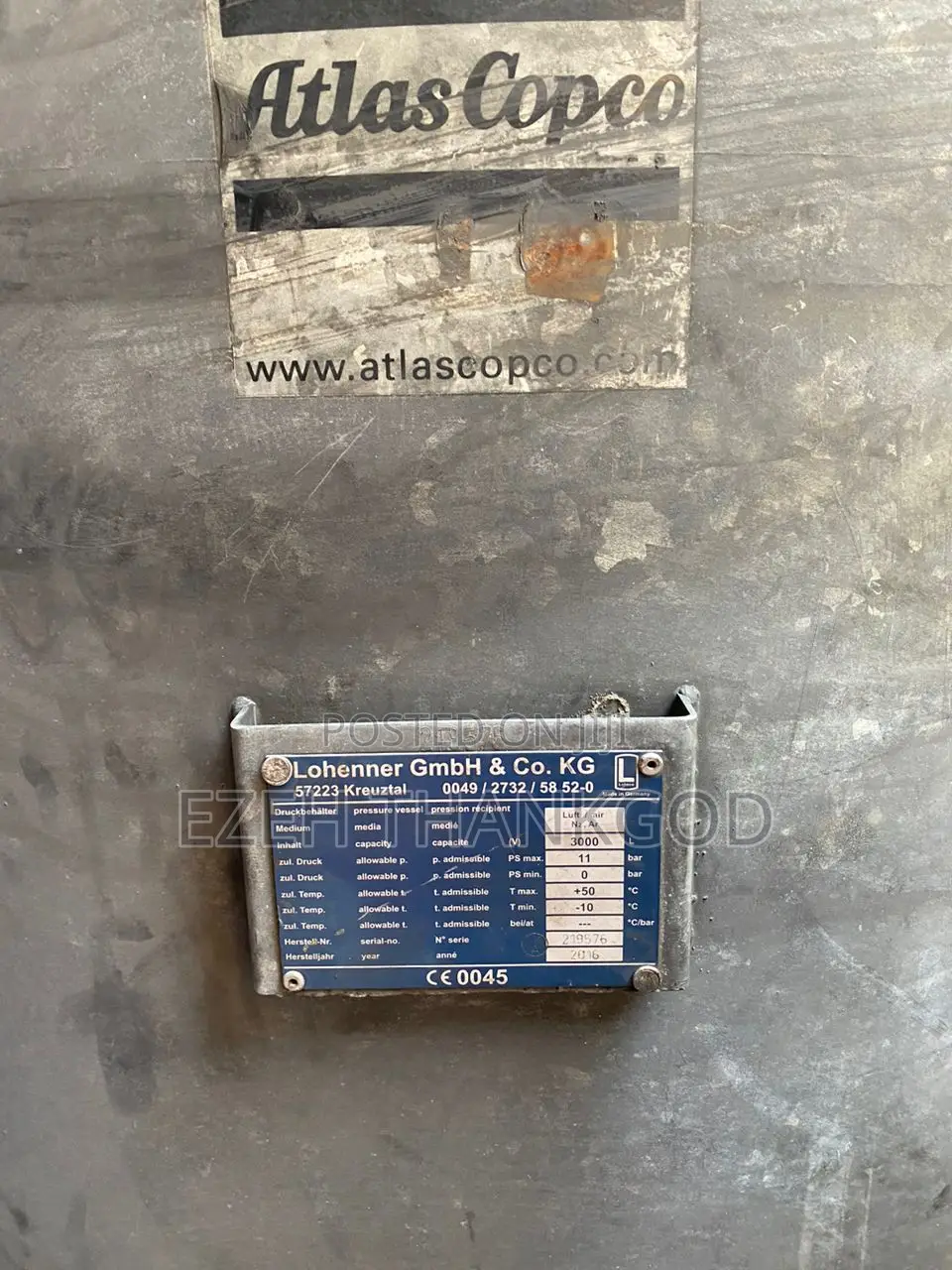 Air Tank 300ltr